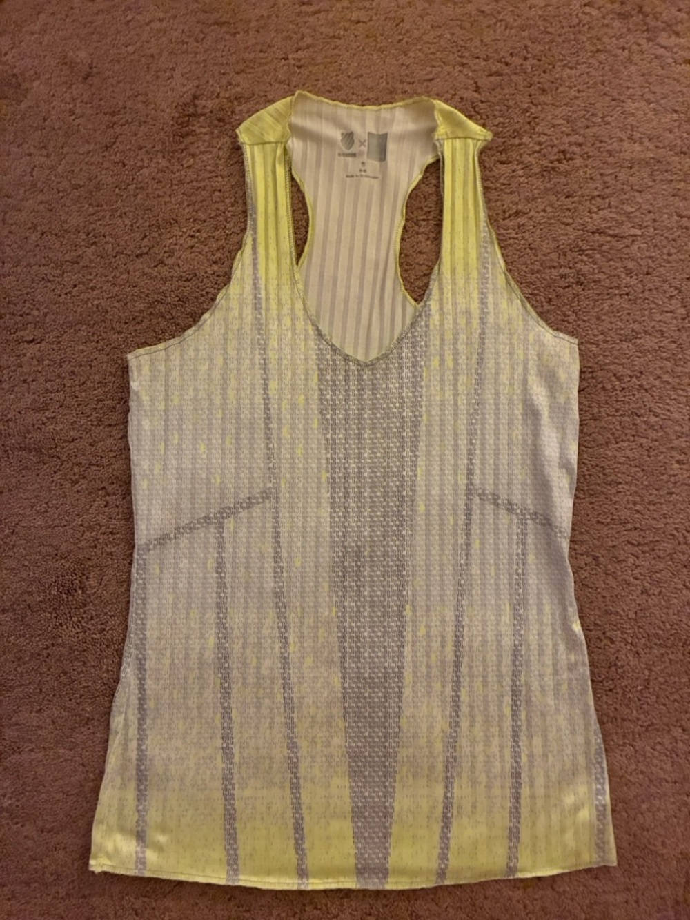 K-Swiss x Lucky in Love Striped Racerback Tank Top